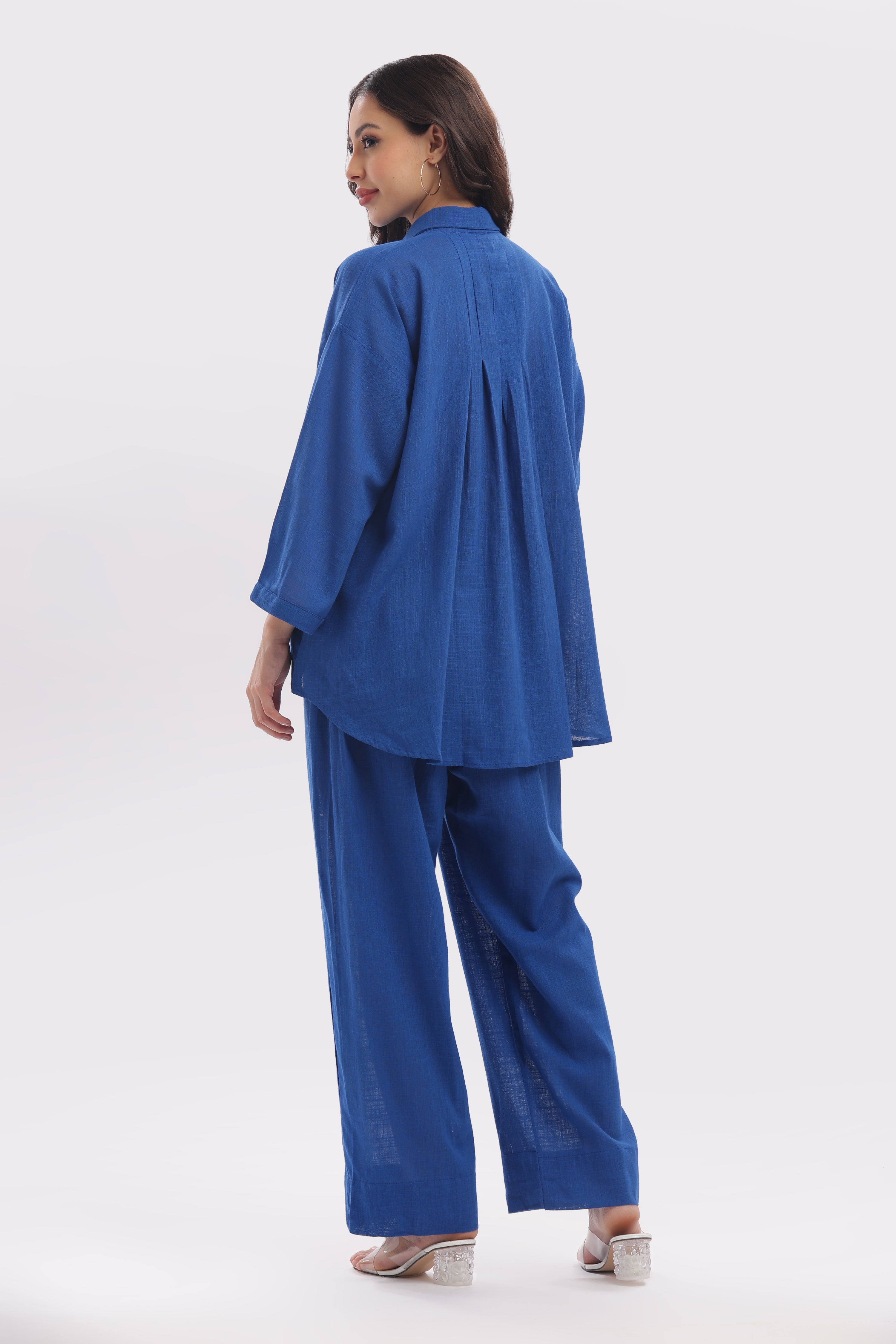 TSR cobalt blue anti fit shirt