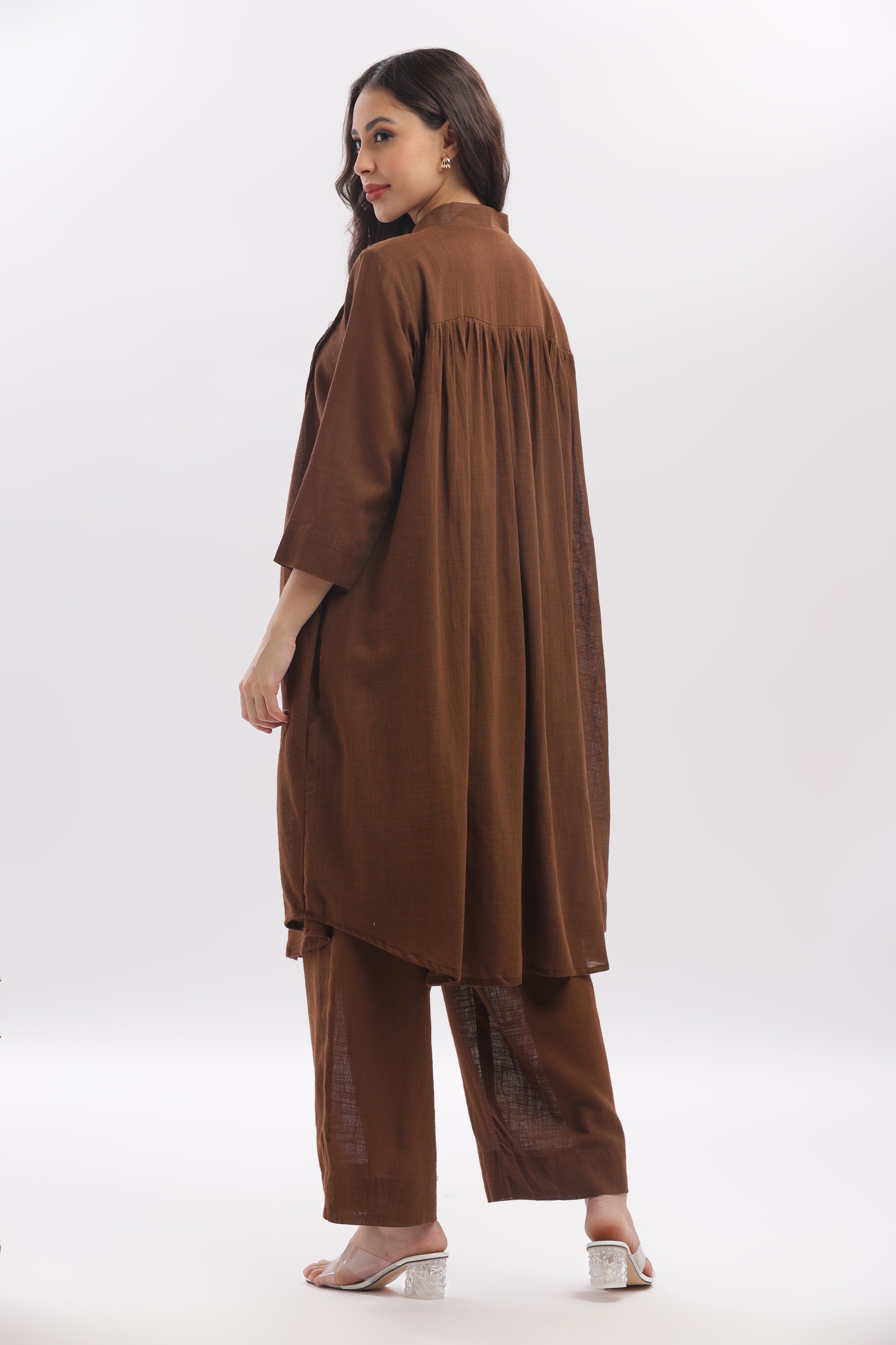 TSR coffee brown cord set