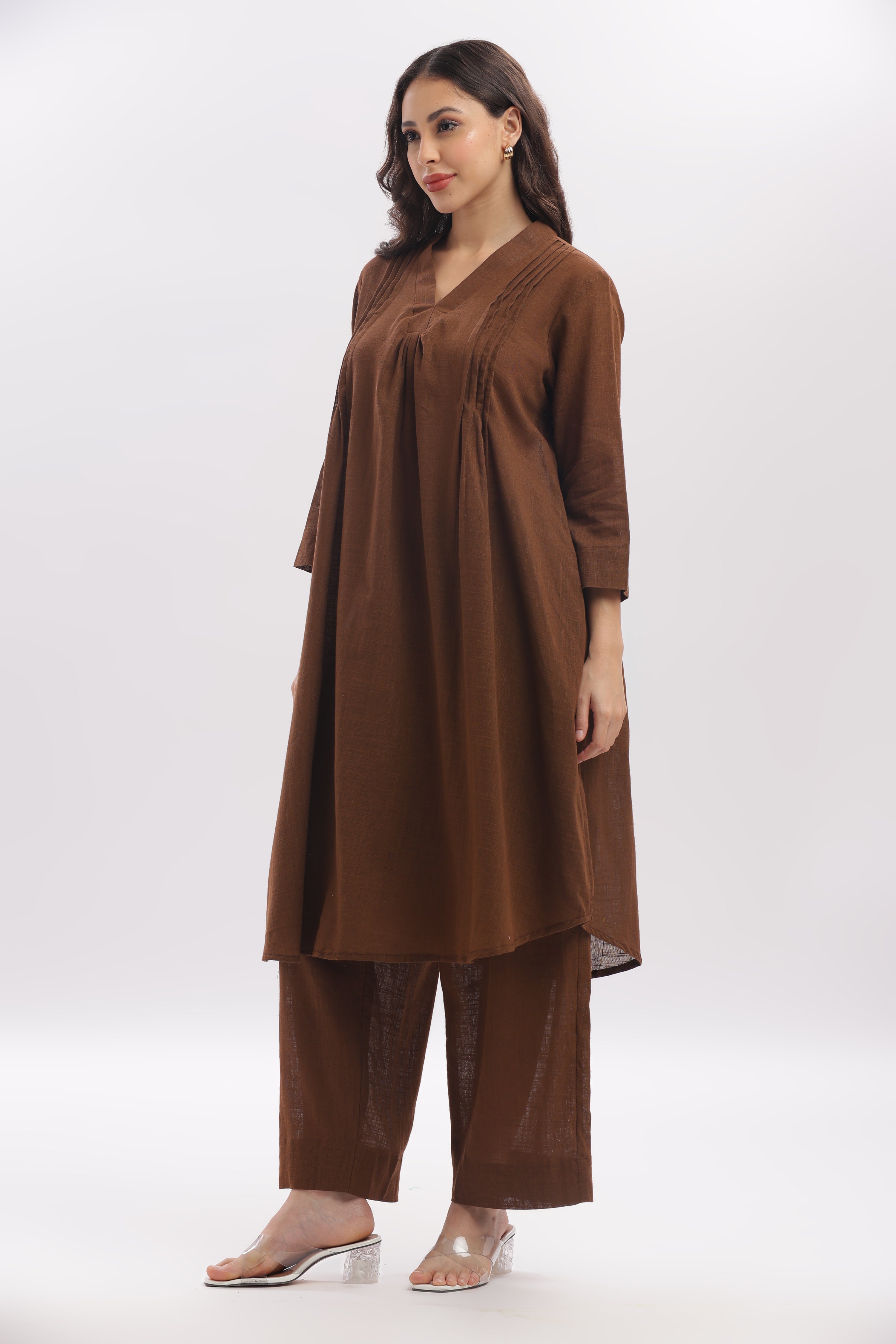 TSR coffee brown cord set