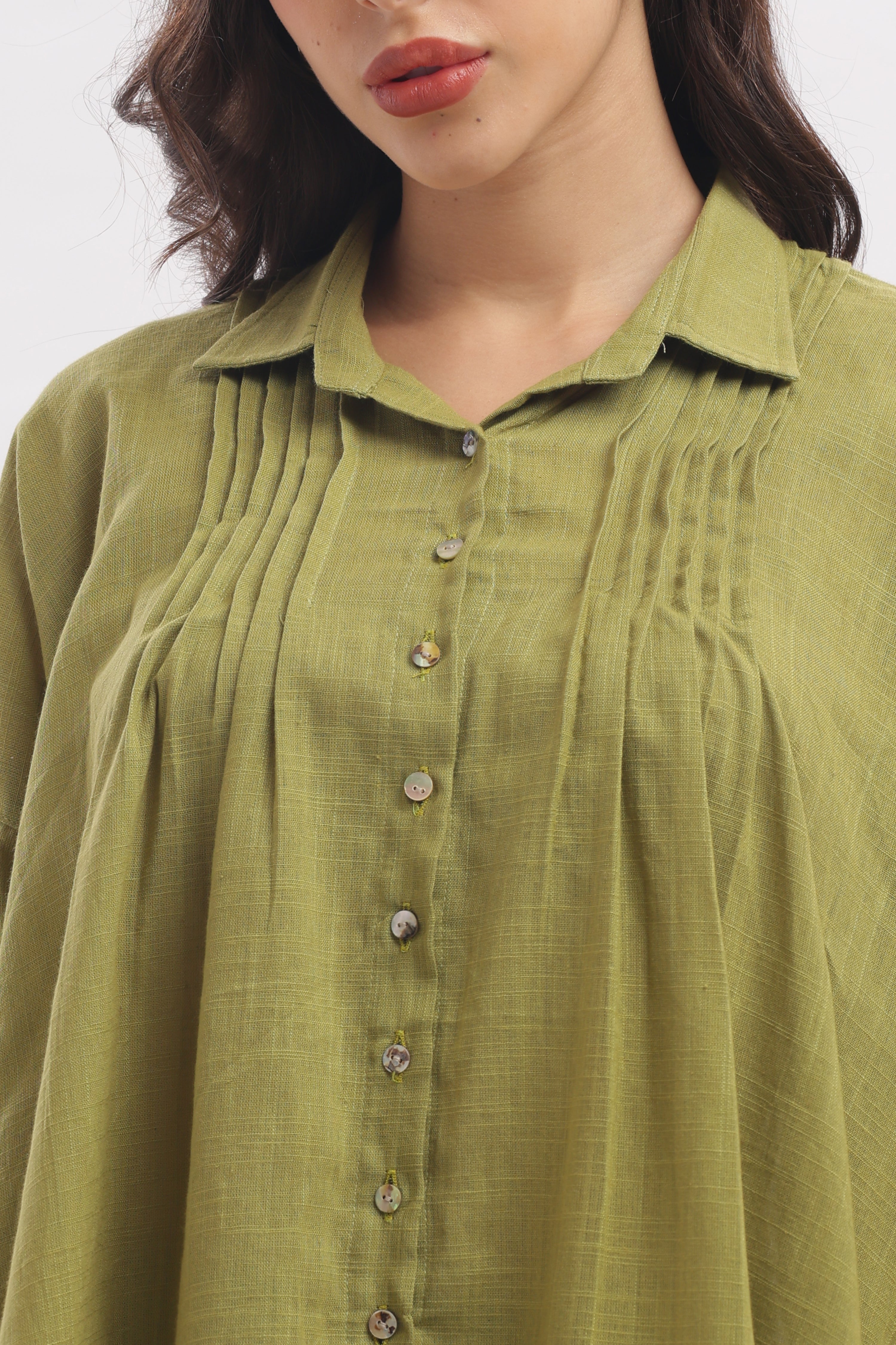 TSR light olive anti fit shirt