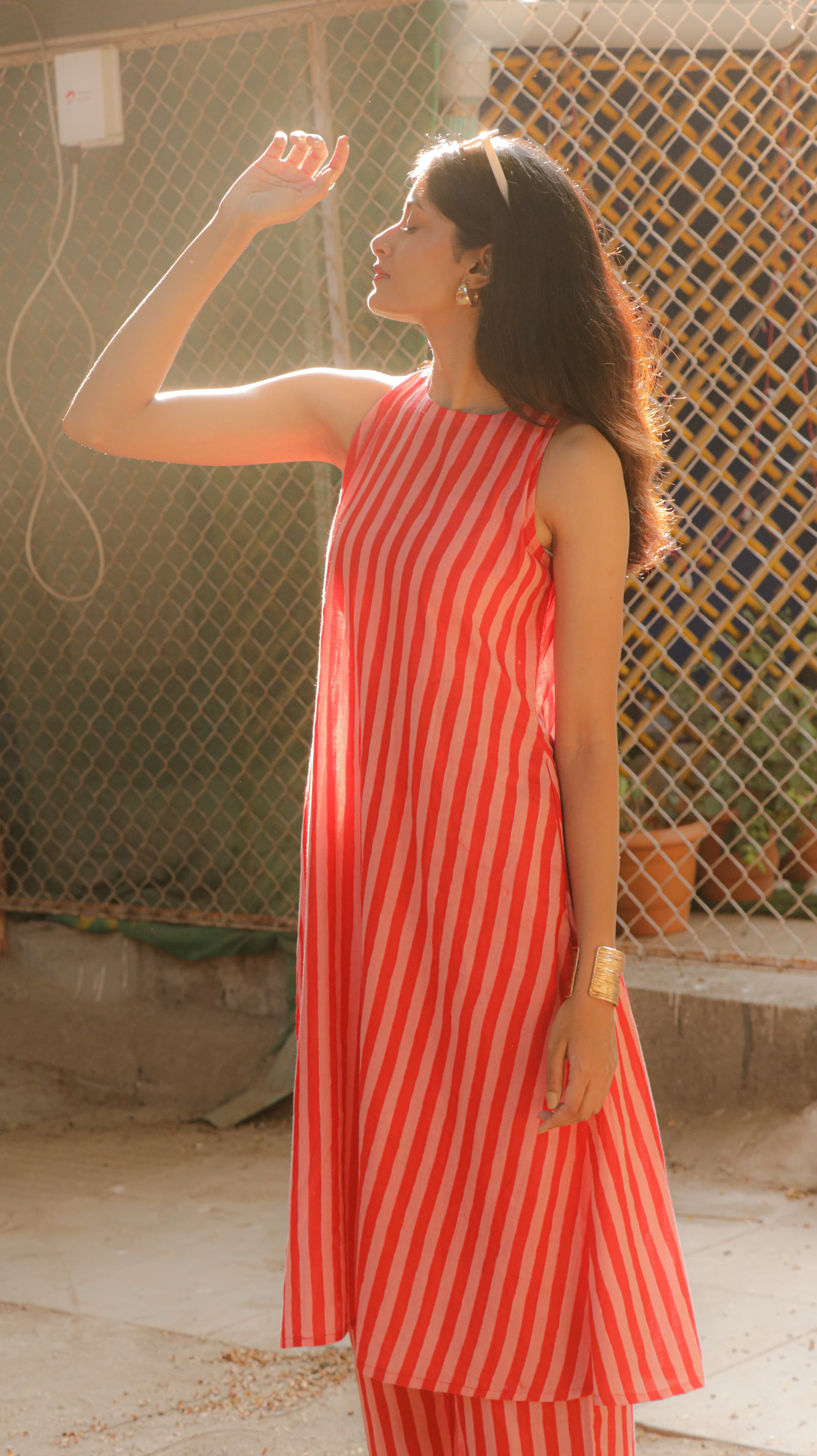 Pink cordset